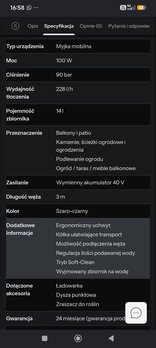 Myjka ciśnieniowa Gardena