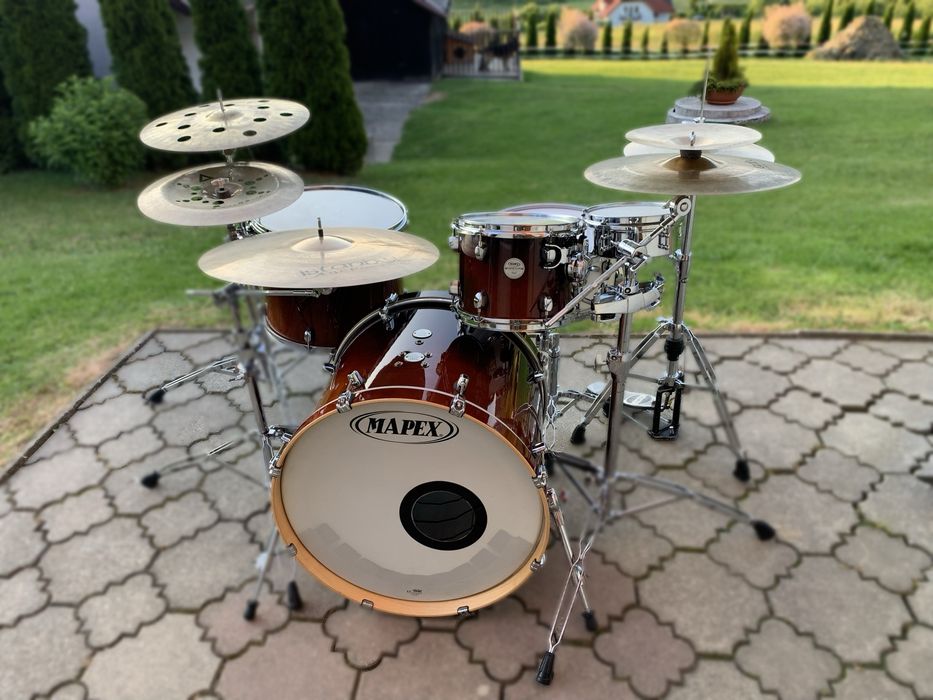 Perkusja Mapex Meridian Birch + Istanbul Agop + hardware +pokrowce