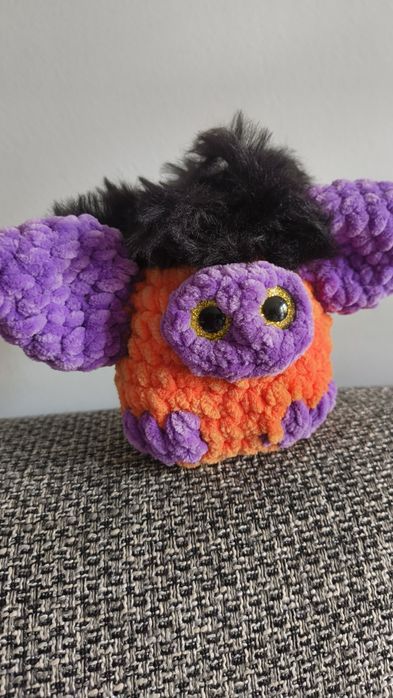 Furby zrobiony na szydełku , mini Mofu Handmade