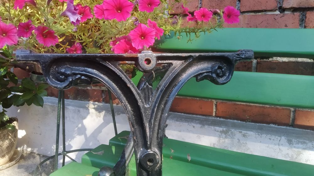 Zabytkowe nogi żeliwne stół ogród