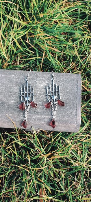 Kolczyki Goth handmade