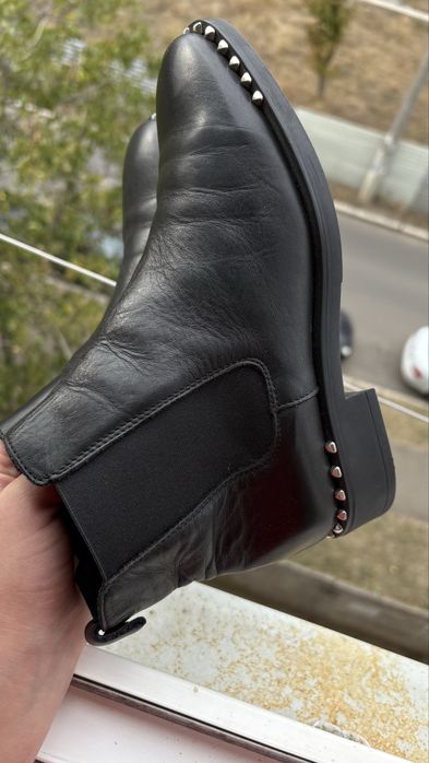 Женские сипоги натуральная кожа