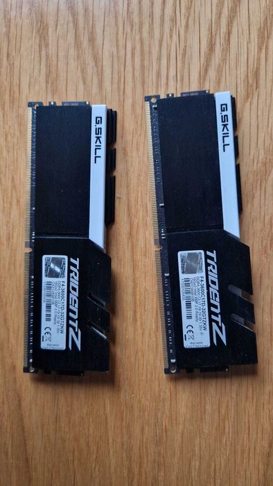 64GB (32+32) TridentZ DDR4 3600