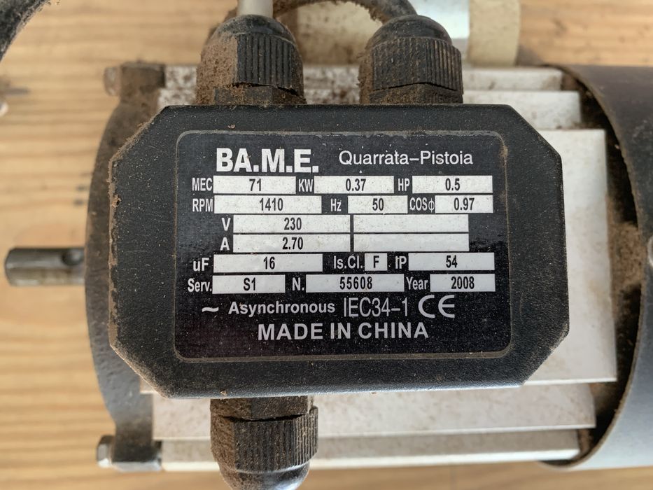 Motor de betoneira monofasico