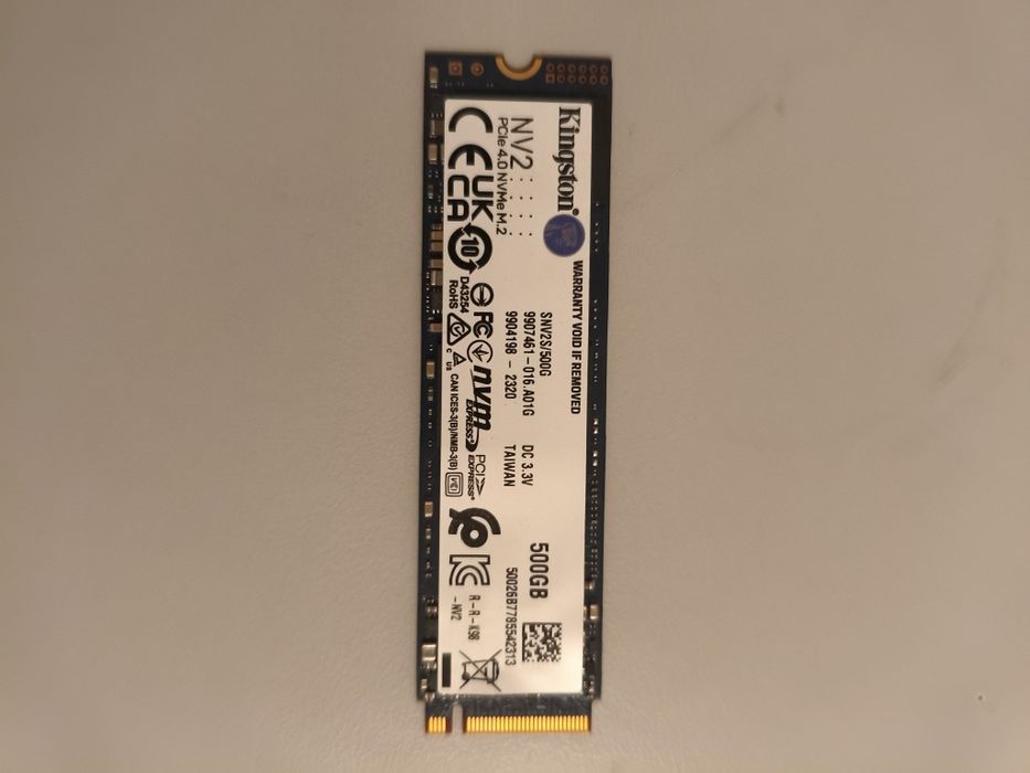 NVME M2.0 Kingston 500GB Como novo SSD Despachar
