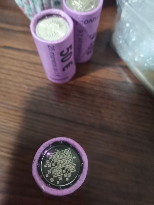 Moedas em rolo de 2 € da Lituânia