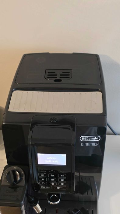 Ekspres Delonghi Dinamica ECAM 353.75B MyMenu, nowy pojemnik na mleko