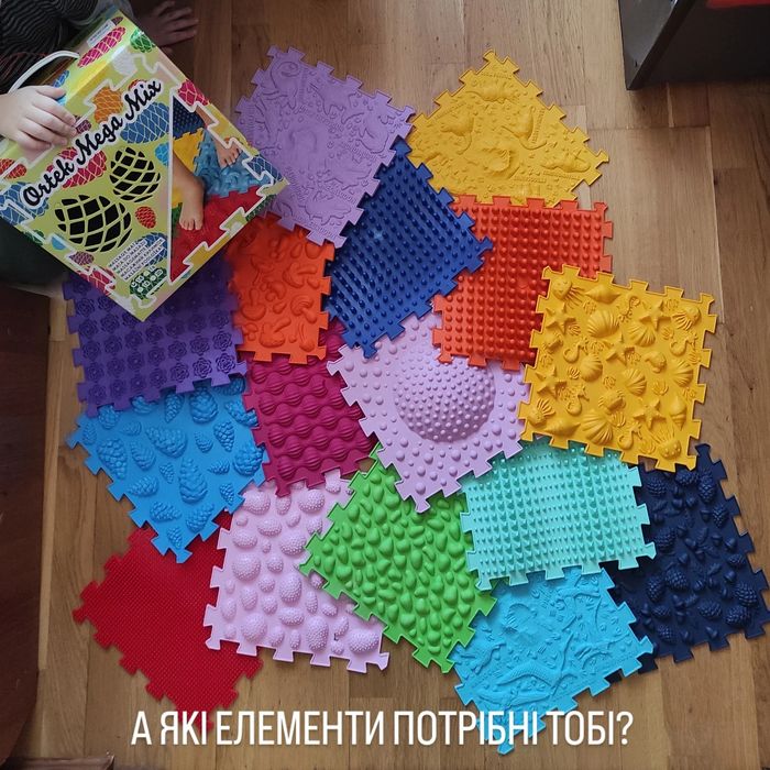 Ортопедичний килимок Ортек | Масажний коврик для ніг | Ортокилимок