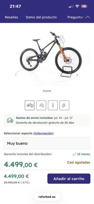 Bicicleta toda em carbono