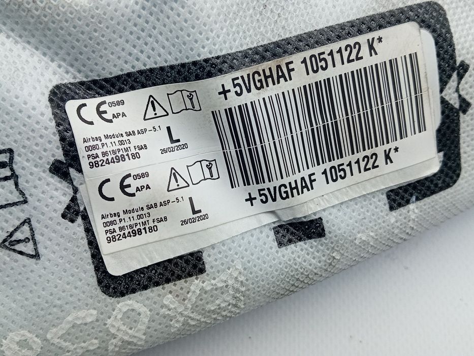 Airbag banco esquerdo CITROËN C3 Aircross II (2R_, 2C_)