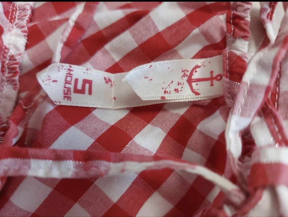 Sukienka S na ramiączkach bawełna letnia