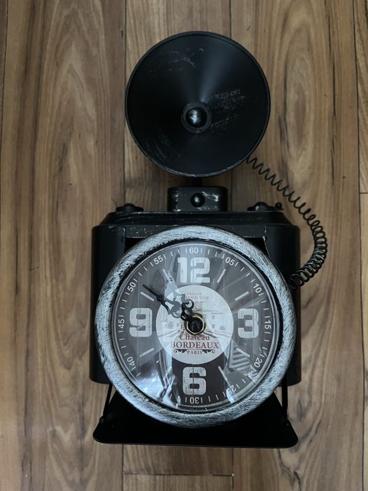 Zegar loft industrial gadżet dekoracyjny metalowy