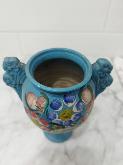 Pote/ânfora pintada a mão