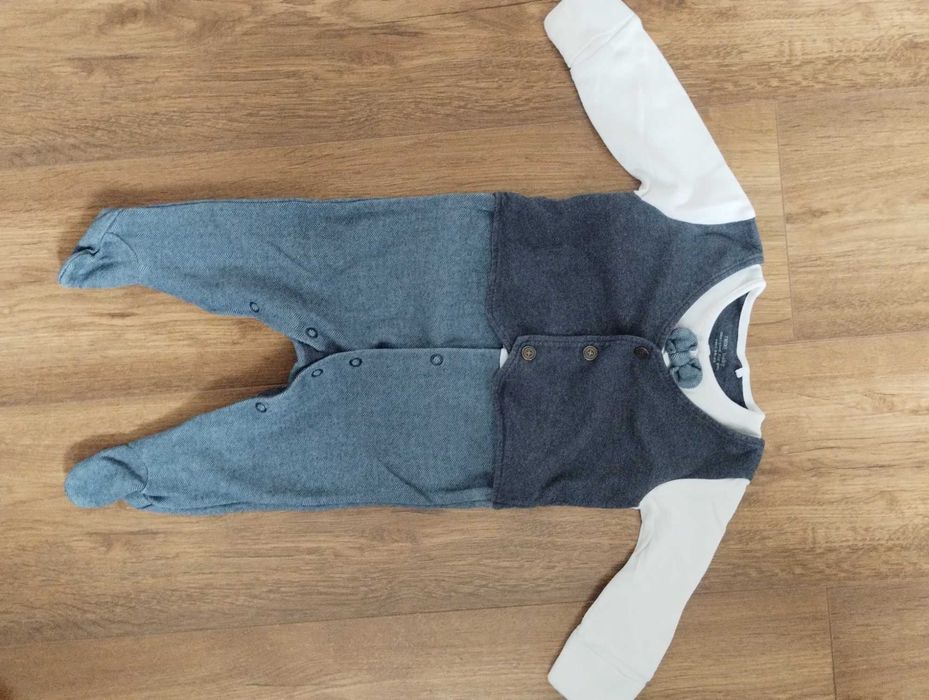 Pajacyk elegancki na chrzest imprezę dla chłopca rozmiar 68  Next