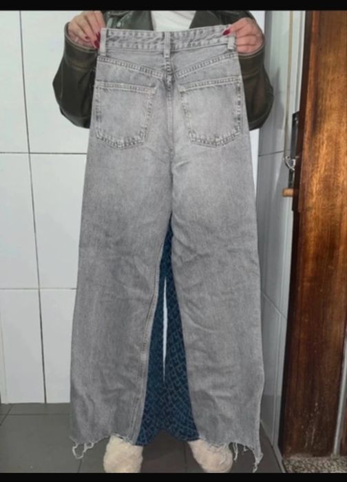 calcas de ganga zara