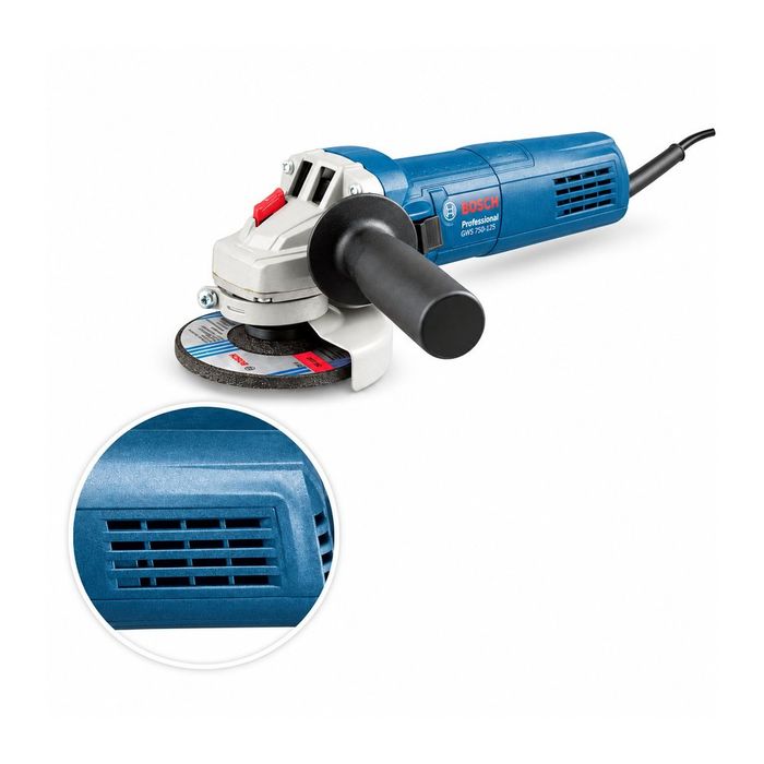 Bosch Professional GWS 750-125 — болгарка, КШМ і шліфмашина 125 мм із потужністю 750 Вт