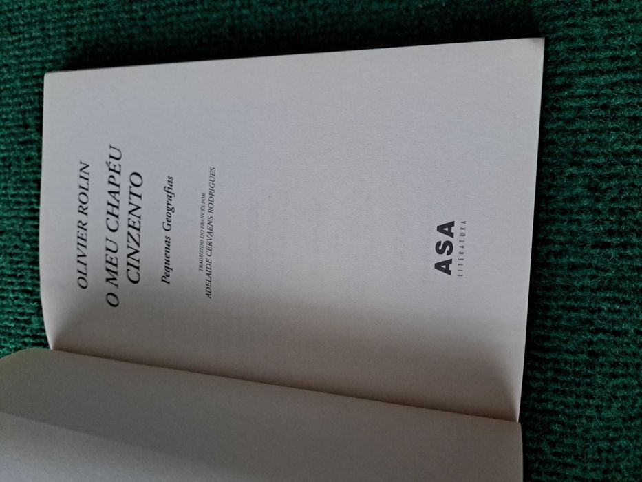O meu chapéu cinzento - Olivier Rolin