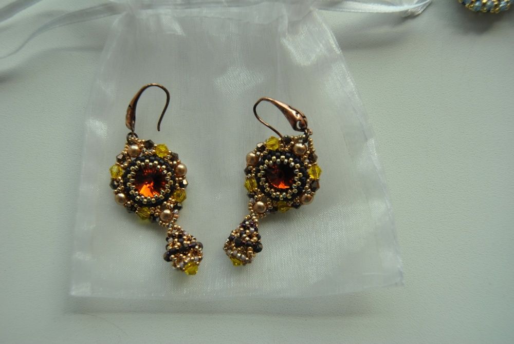 серьги ручной работы