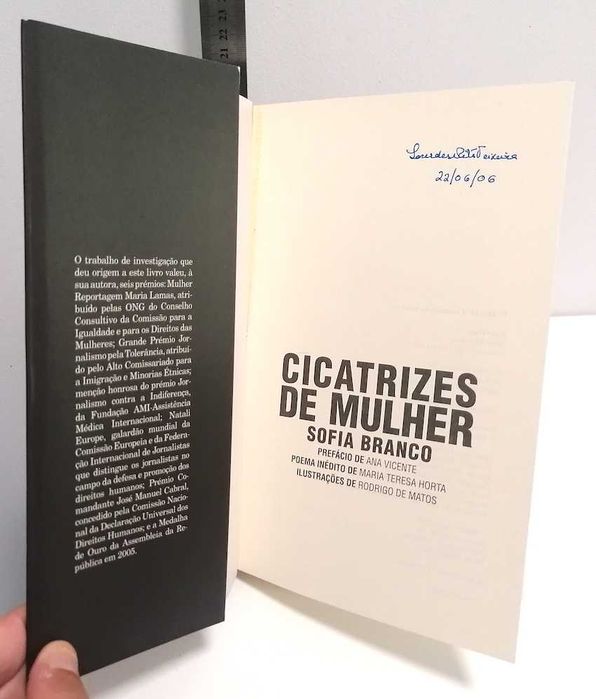 Cicatrizes de Mulher, de Sofia Branco