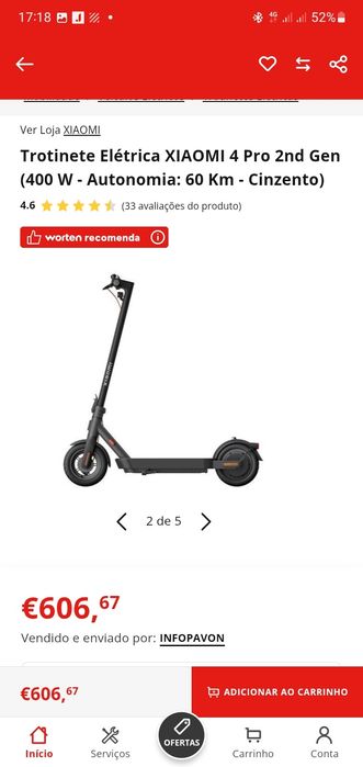 Trotinete eletrica xiaomi