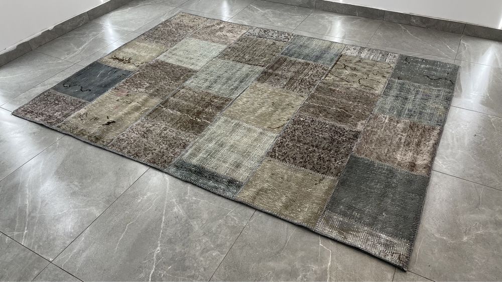 Dywan ITC Kler Parchwork Hali Grey 171x232