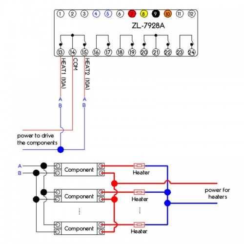 Lilytech ZL-7928A 220в/12в терморегулятор  для інкубаторів