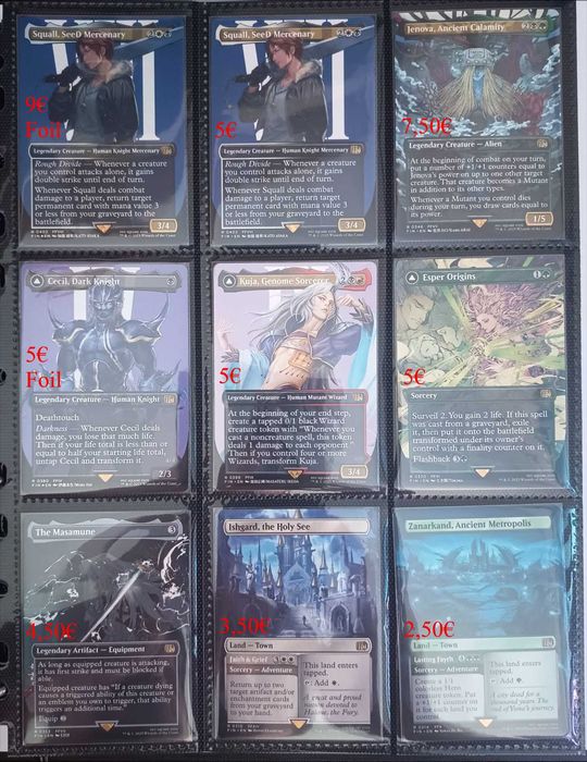 Mtg Final Fantasy Extras  - Cartas desde 0,75€