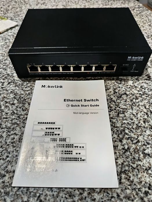 Switch gerenciável MokerLink de 8 portas 2.5G

PoE