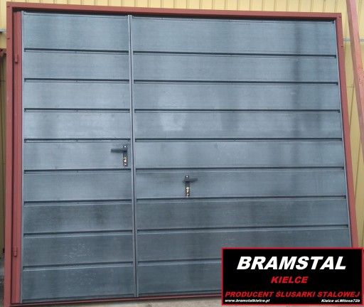 brama dwuskrzydłowa rozwierna garażowa Kielce BRAMSTAL PRODUCENT