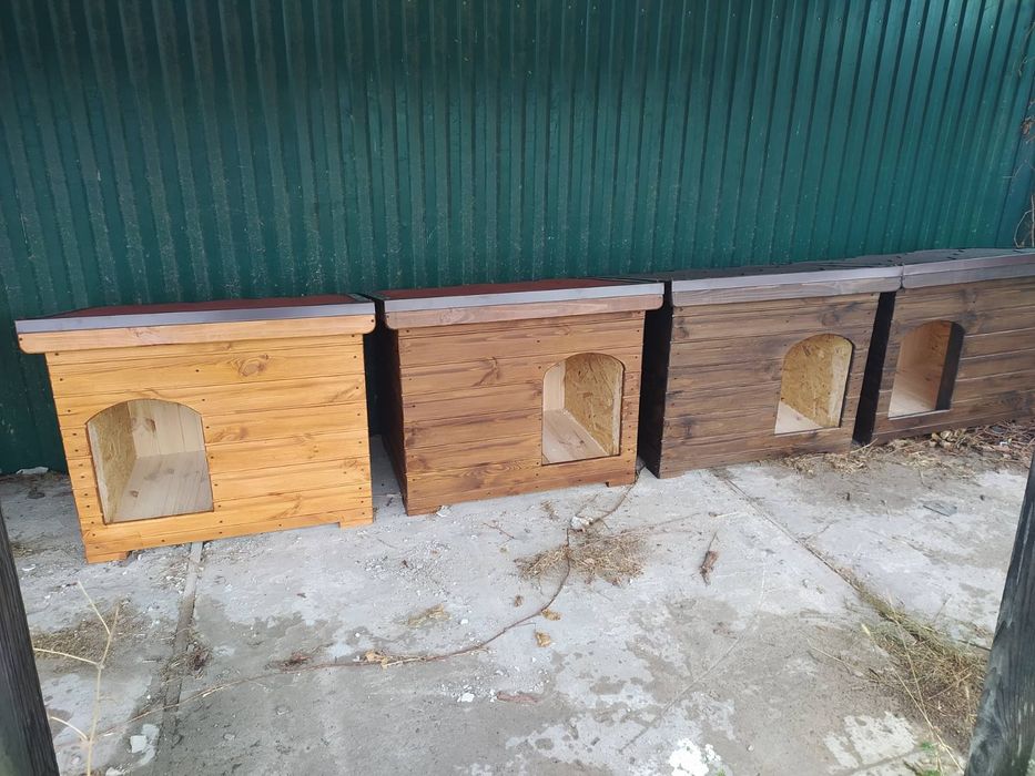 Будки та вольєри для собак (Великий вибір, індивідуальні замовлення)