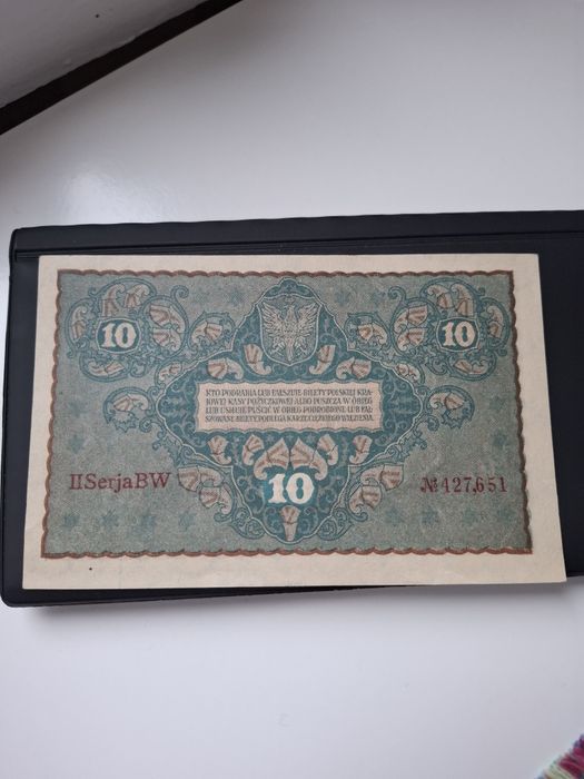 10 marek polskich 1919r. stan I