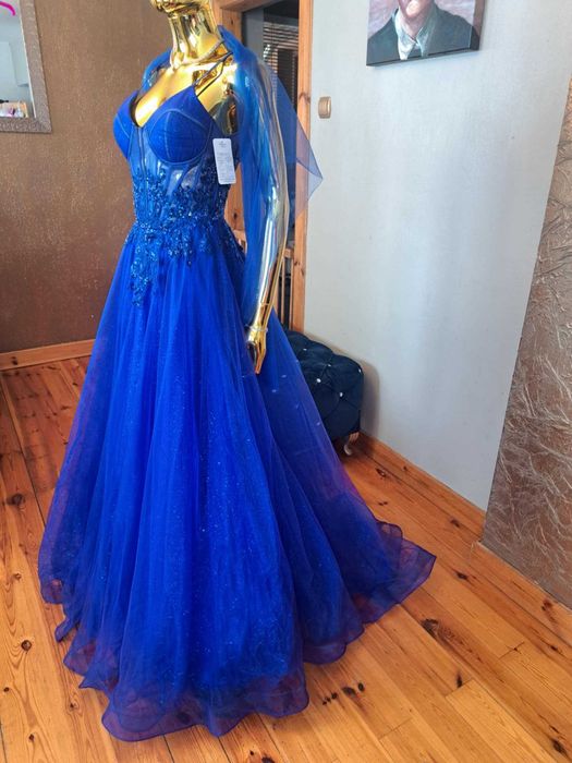 Suknia na studniówkę Paradise Glam Lapis Lazuli edt R36 Polski produce