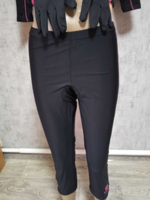 Женский комплект для фитнеса Leontien : кофта, бриджи, перчатки 44-46