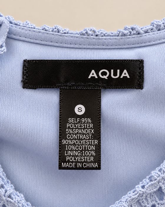 Сукня Aqua, блакитне мереживо, розмір S.