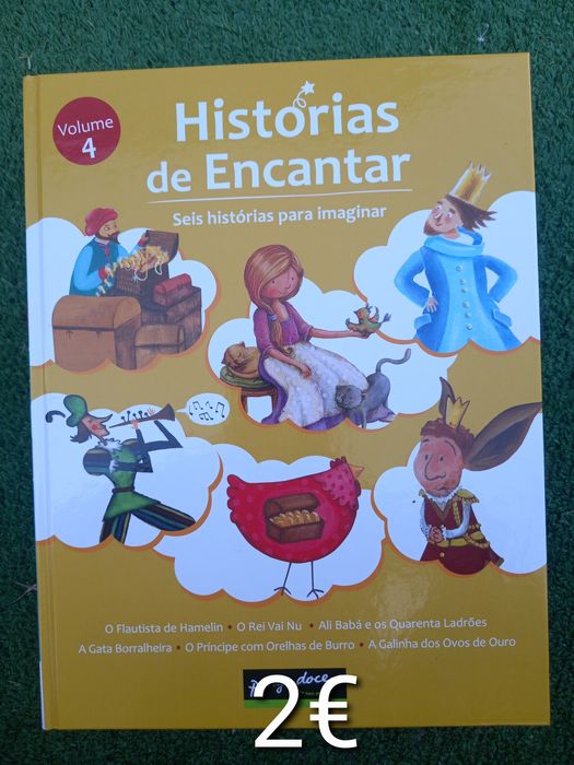 Vários livros para crianças