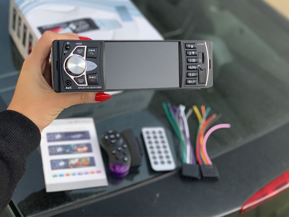 Auto-Rádio MP5 Tamanho Universal 1Din- Atende Chamadas, GPS, Bluetooth