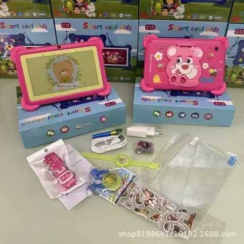 Ігровий планшет андроїд,Дитячий планшет IPS7 8.128GB, 4G+ чохол Kidiby