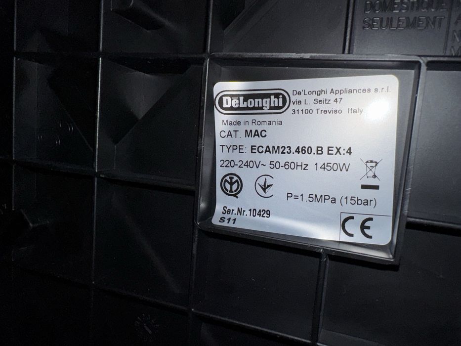 Ekspres do kawy Delonghi ecam23 460 b