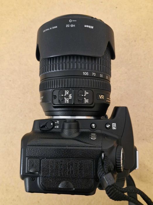 Nikon D90  +Nikkor AF-S DX 18–105 mm VR +filtr, przebieg 10 508