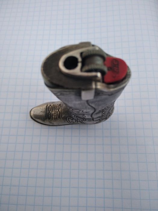 Винтажная зажигалка железная сапог запальничка СССР: 1 530 грн ...