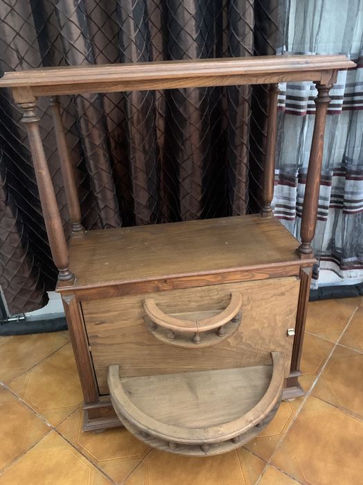 Móvel vintage de TV, para televisão