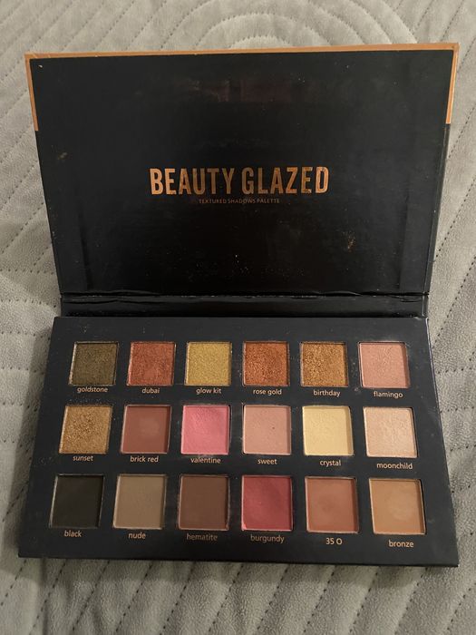 paleta cieni beauty glazed, używana