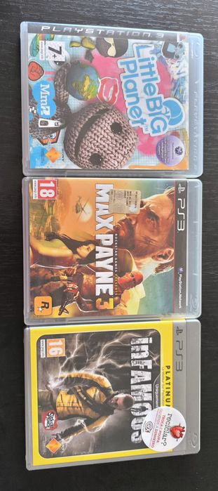 Max payne 3/Infamous/Little big planet PlayStation 3