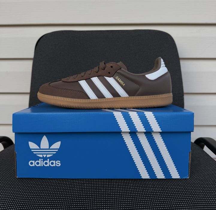 Оригінальні Adidas Samba brown spezial самба адідас, адидас спешл