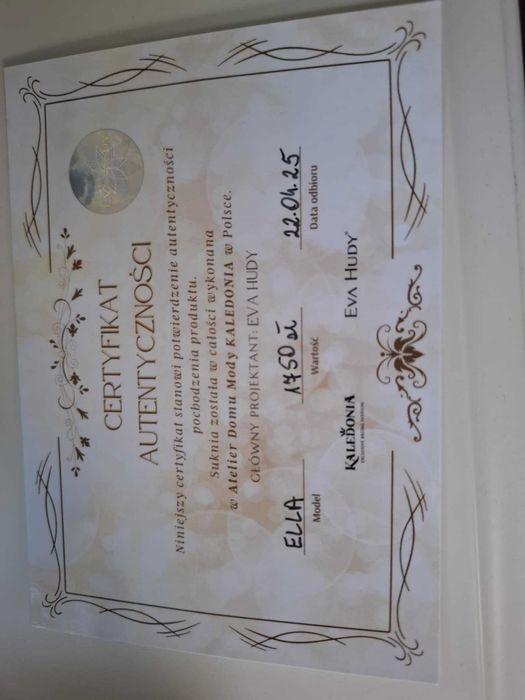 Suknia ślubna Ella rozmiar M/38 stan idealny