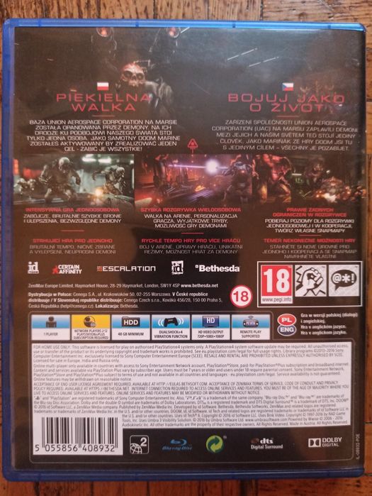 Gra na PlayStation 4/5 " DOOM"