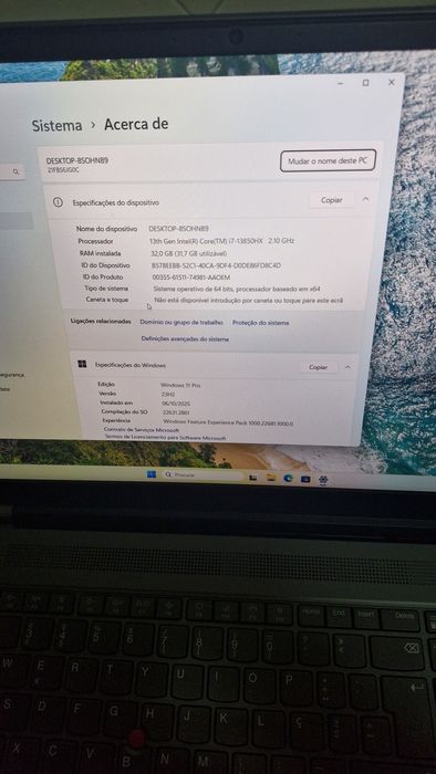 Portatil Lenovo ThinkPad P16 Gen 1