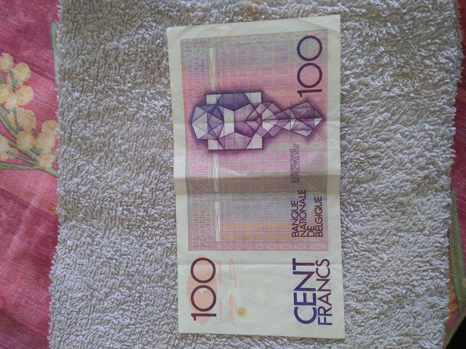 100 francos belgas antigos