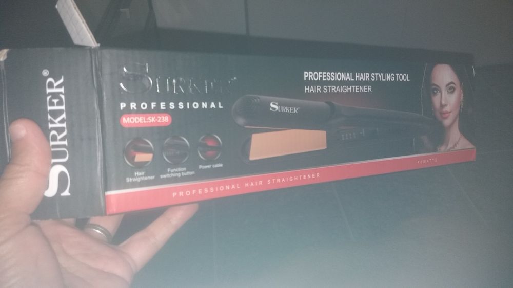 Placa alisadora profissional