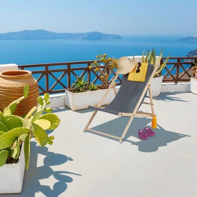 Leżak drewniany składany